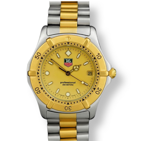 Tag heuer two tone gold best sale