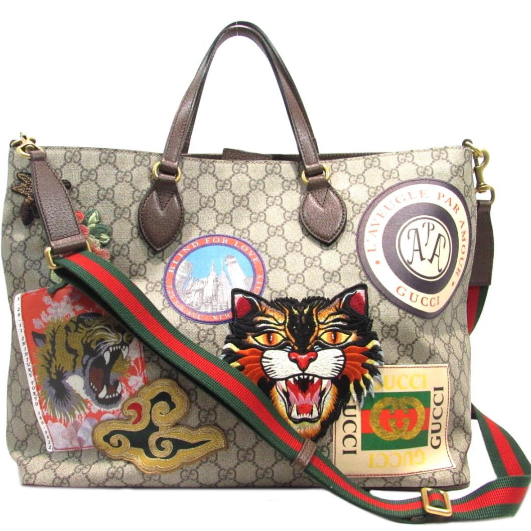 GUCCI GG Supreme Tote Bag (Pre-Owned)