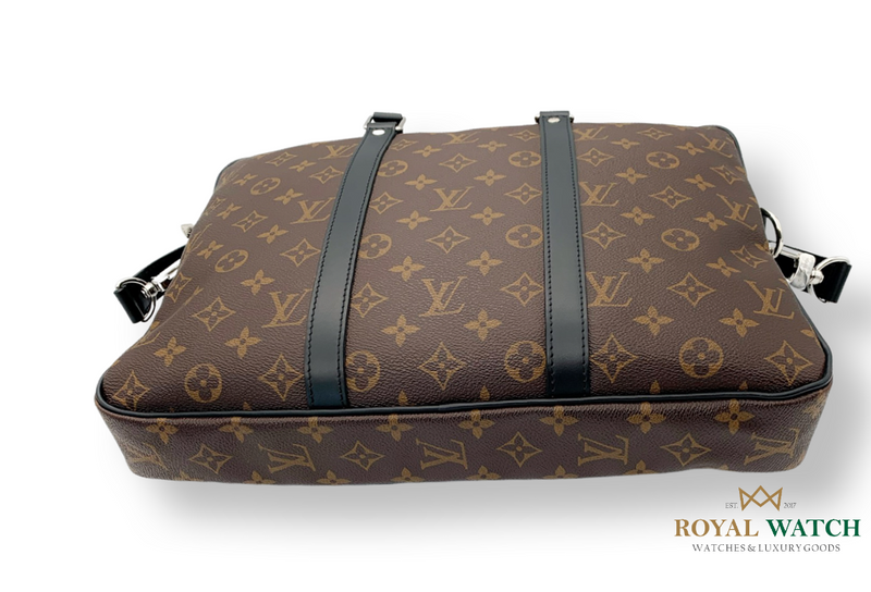 Louis Vuitton Monogram Macassar Porte-Documents Voyage PM (Pre