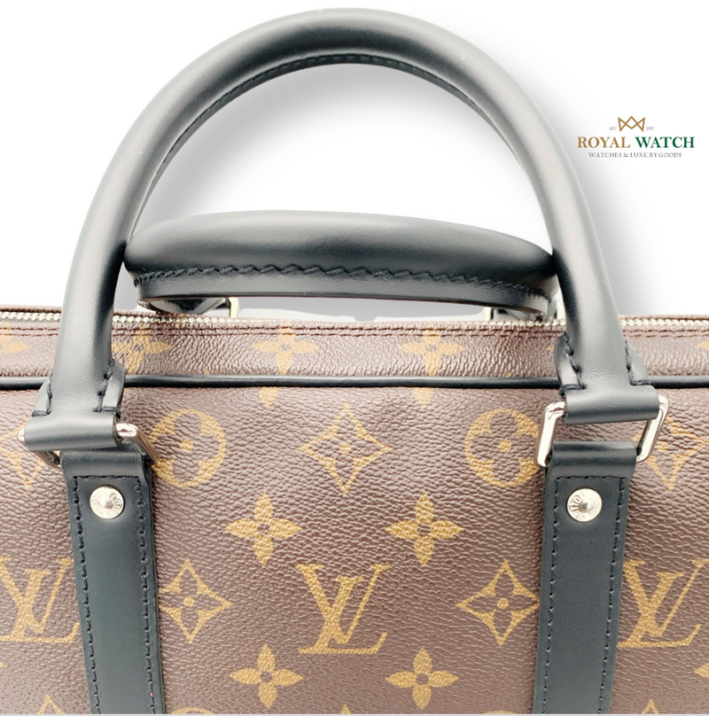 Porte-Documents Voyage PM in Monogram Macassar