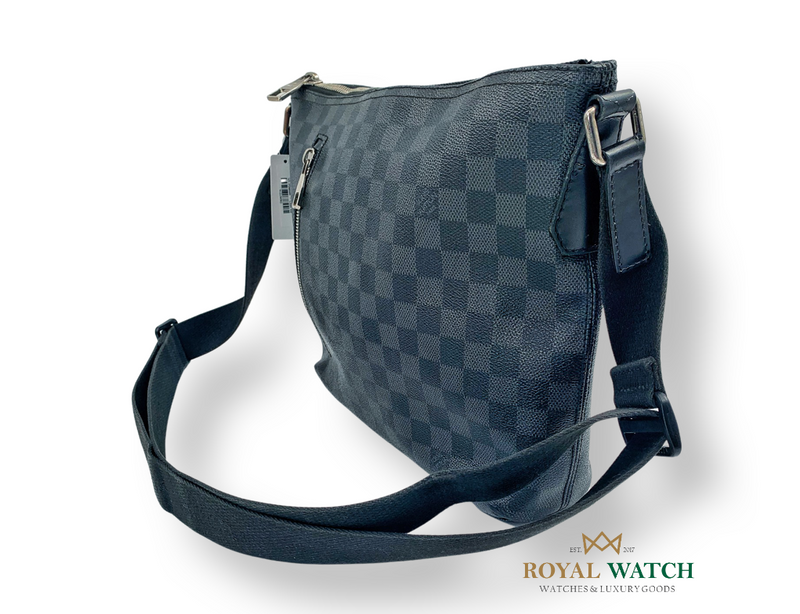 louis vuitton mens Shoulder Crossbody Bag Damier Graphite Black