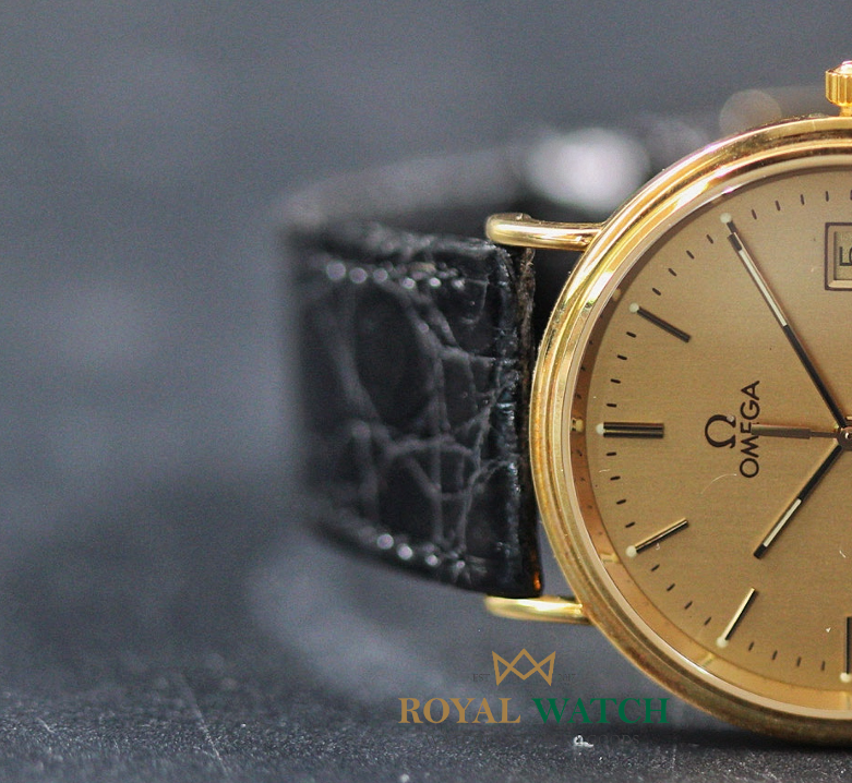 Omega De Ville Jubilee 18K Gold Quartz (New)