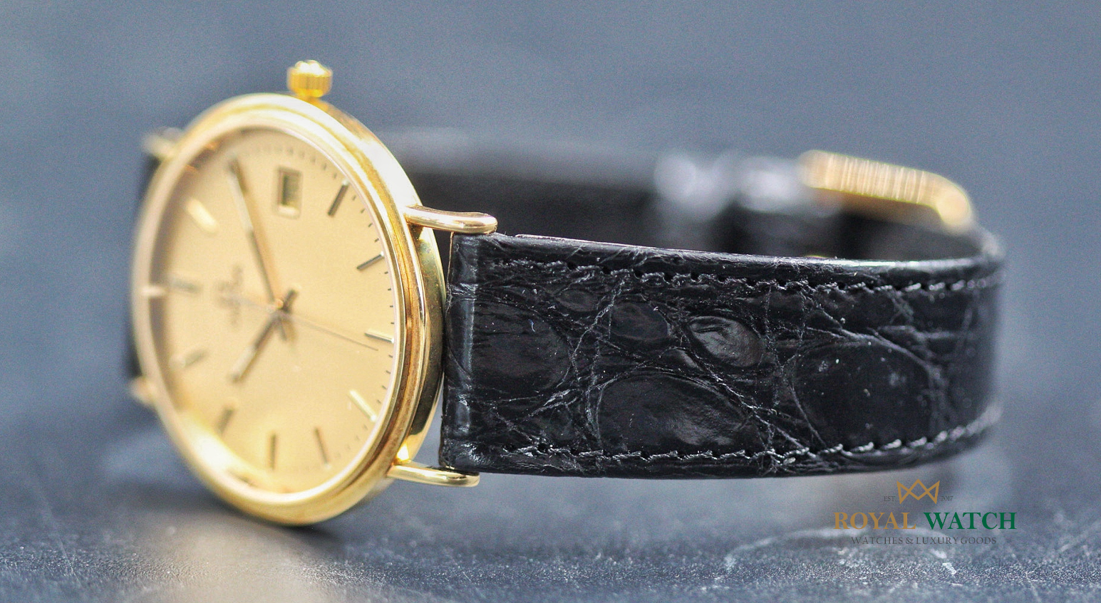Omega De Ville Jubilee 18K Gold Quartz (New)