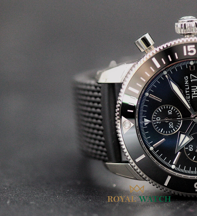 Breitling Superocean Heritage Chrono 44 Black Rubber (New)