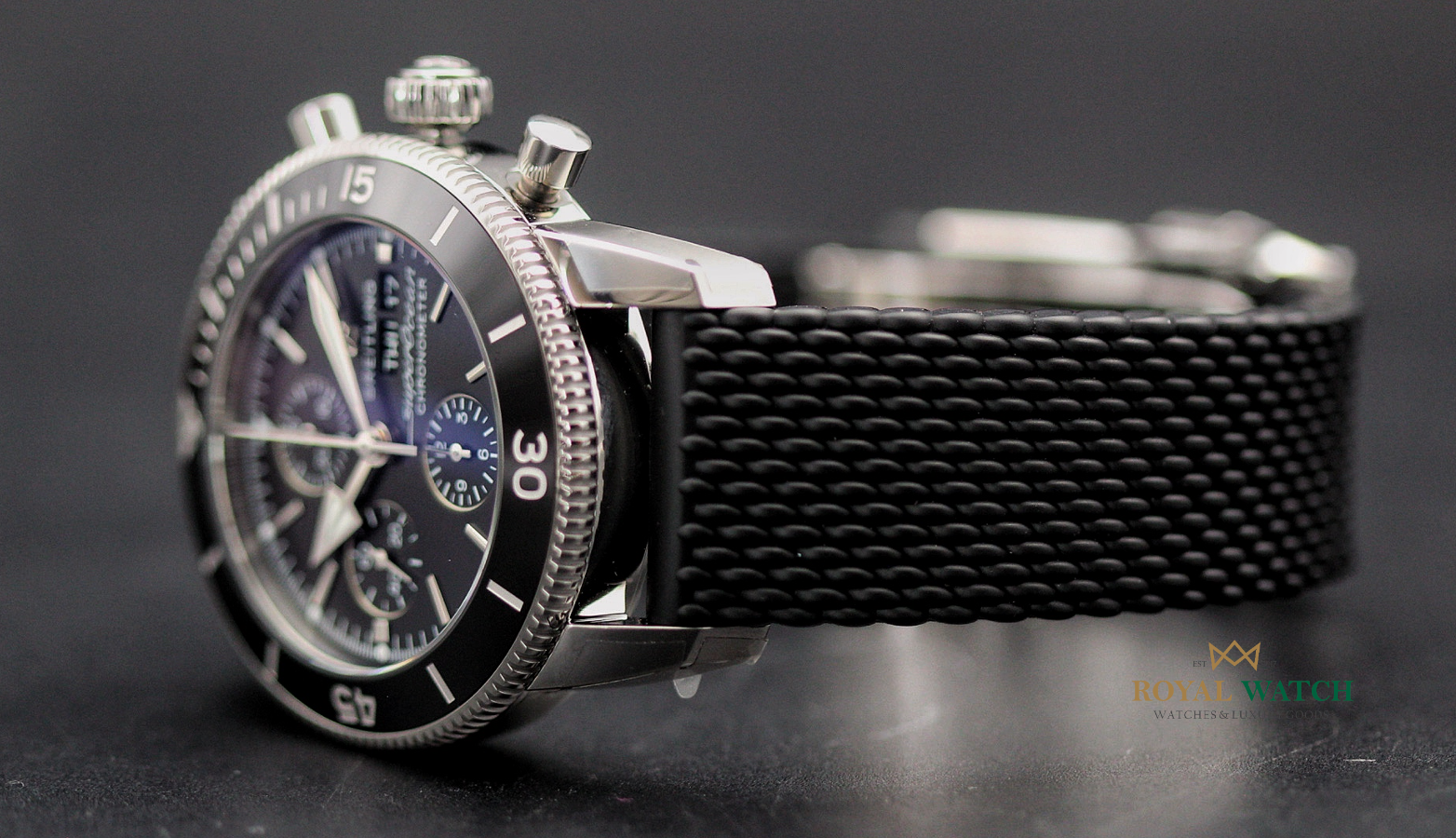Breitling Superocean Heritage Chrono 44 Black Rubber (New)
