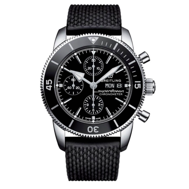 Breitling Superocean Heritage Chrono 44 Black Rubber (New)