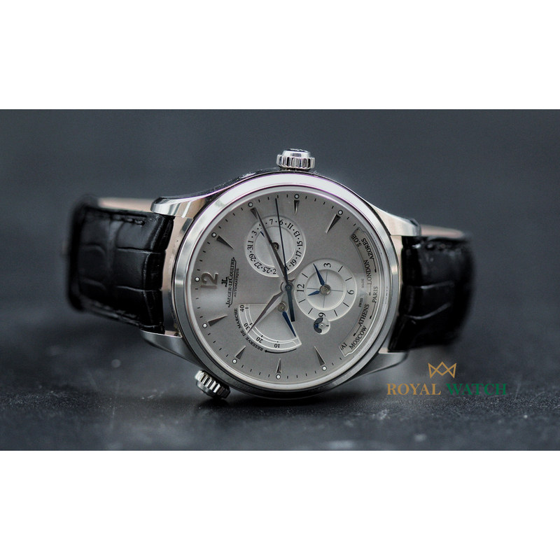 Jaeger lecoultre master sales geographic black dial