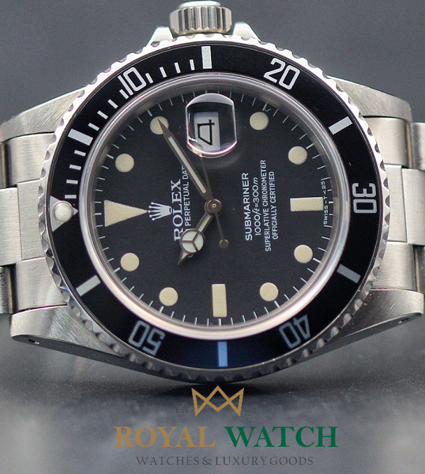 Rolex Submariner Date 16800 Matte Dial Pre Owned