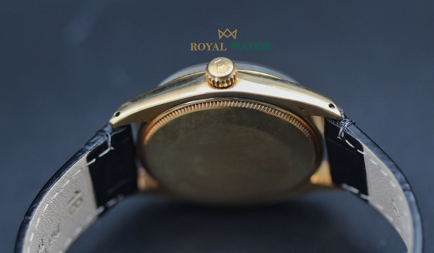 Rolex Oyster Perpetual Blue Dial 14ct Gold Ref : 1005 (Pre-Owned)