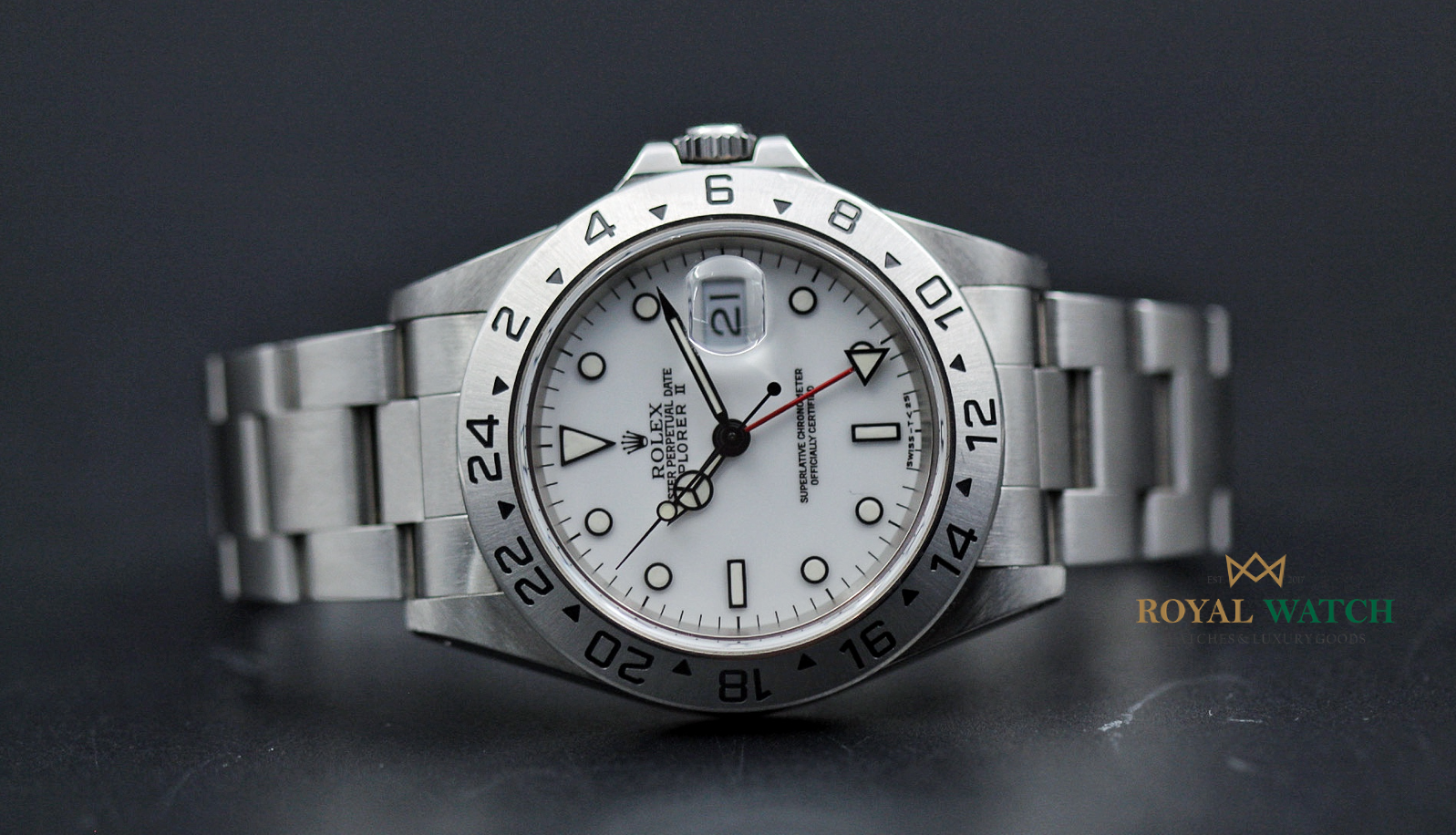 Rolex Explorer II Polar 16570 Tritium Dial Pre Owned