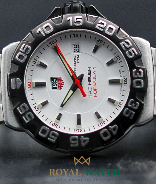 Tag Heuer Formula One Quartz White Dial Pre Owned Royal Watch