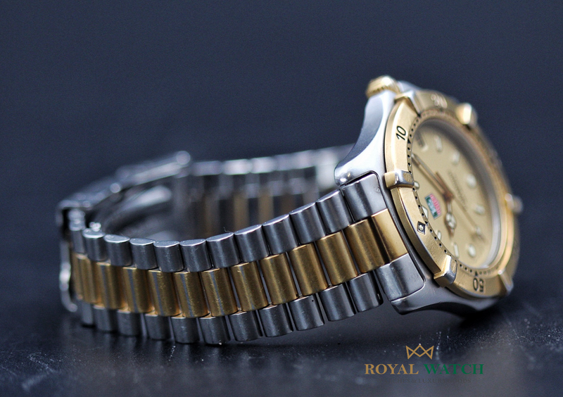 Tag Heuer 2000 Professional Two Tone Pre Owned Royal Watch