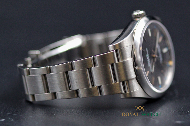 Rolex Oyster Perpetual 39 Rhodium Pre Owned Royal Watch