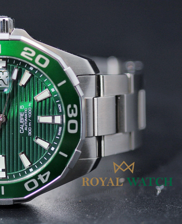 Tag Heuer Aquaracer Calibre 5 Green New Royal Watch