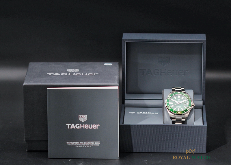 Tag Heuer Aquaracer Calibre 5 Green New Royal Watch
