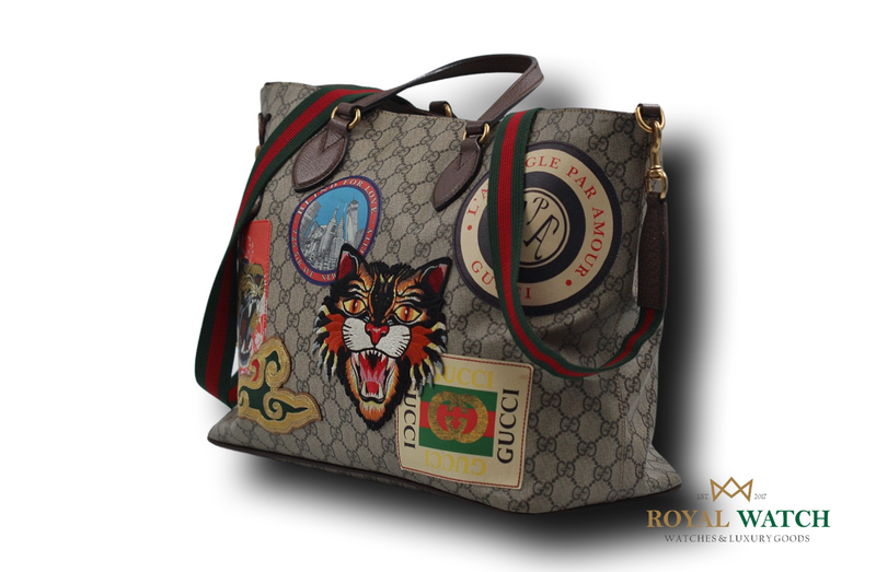 Gucci courrier soft gg top supreme tote