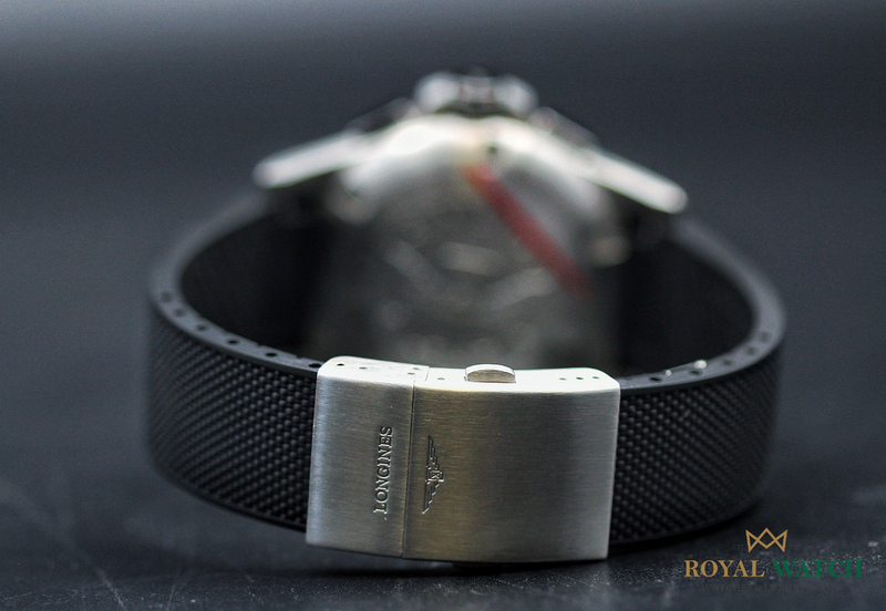 Longines conquest sales vhp rubber strap