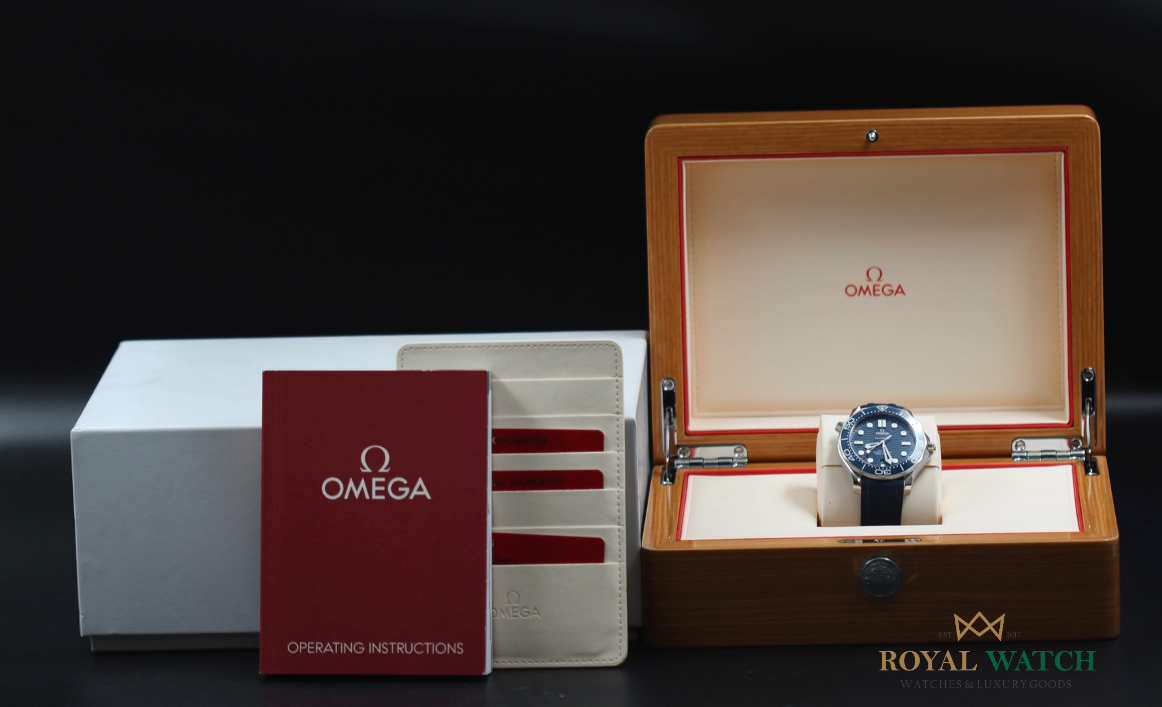 Omega Seamaster Diver 300M 42mm Blue Dial on Rubber (New)