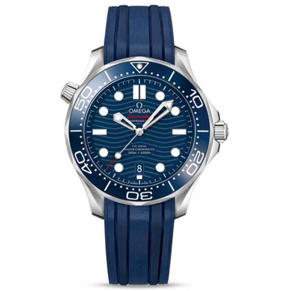 Omega Seamaster Diver 300M 42mm Blue Dial on Rubber (New)