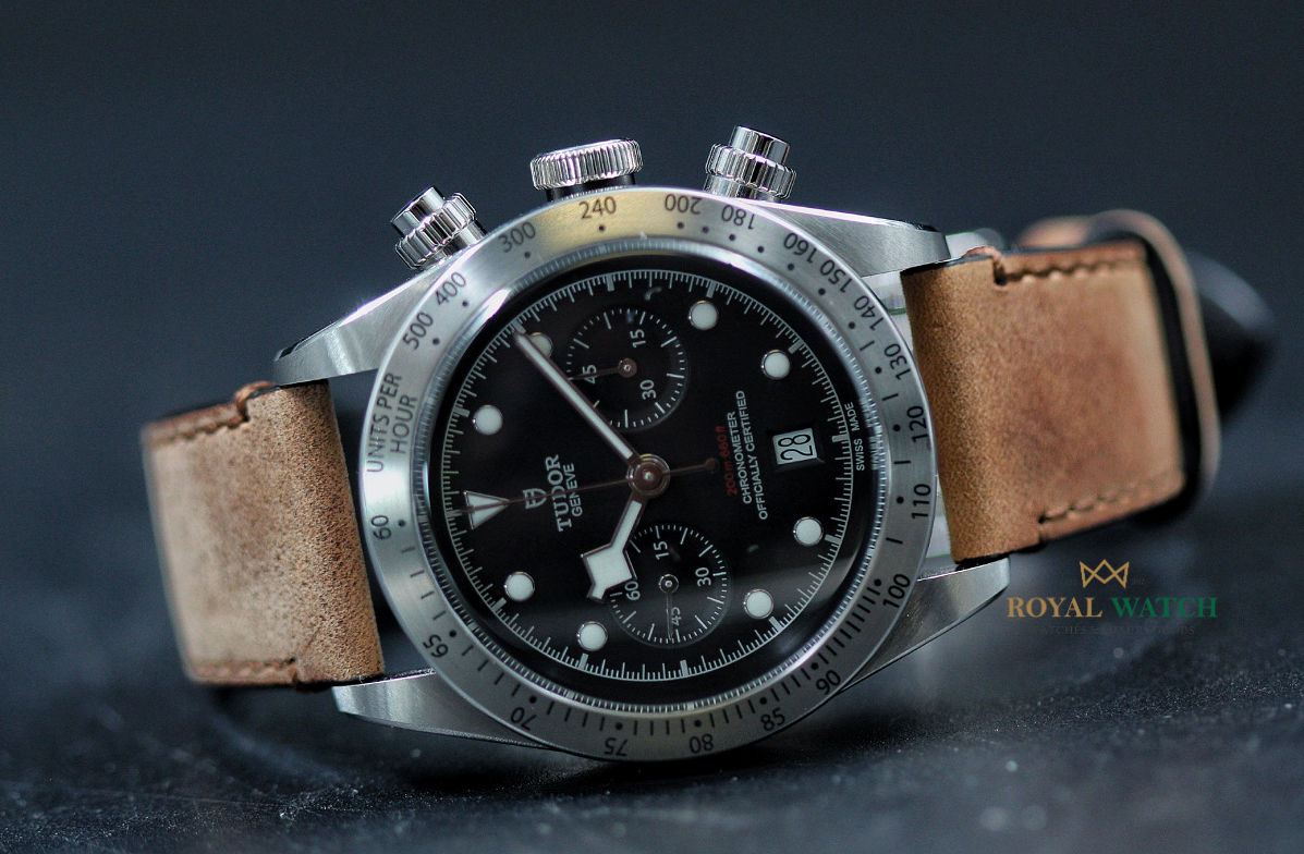 Tudor Heritage Black Bay Chrono Leather (New)