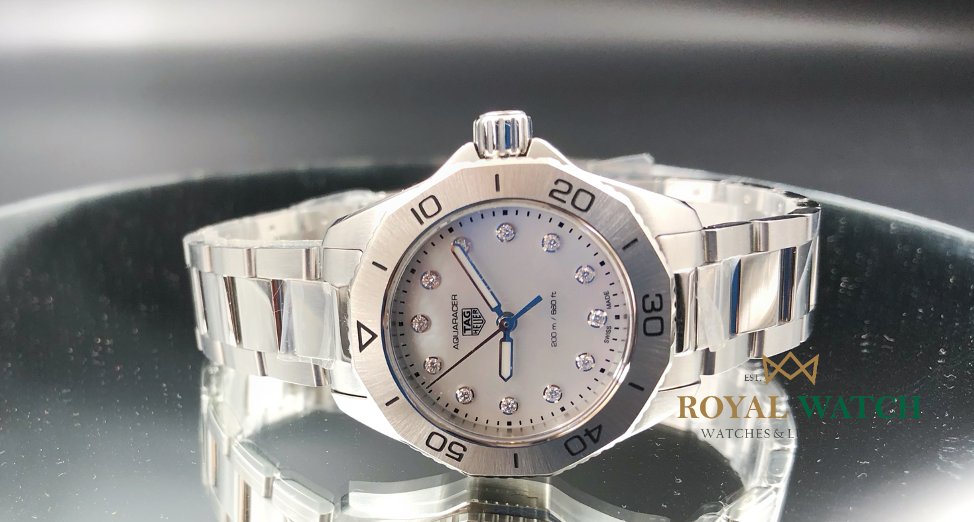 Tag Heuer Aquaracer Quartz 30mm MOP Diamond Dial (New)