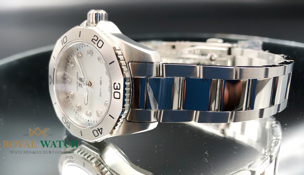 Tag Heuer Aquaracer Quartz 30mm MOP Diamond Dial (New)
