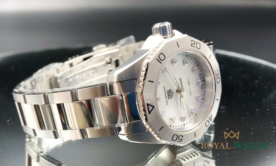 Tag Heuer Aquaracer Quartz 30mm MOP Diamond Dial (New)