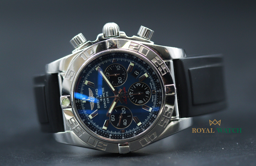 Breitling Chronomat 44mm Blue Dial - AB0110 (Pre-Owned)