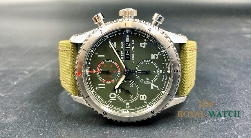 Breitling Aviator 8 Chronograph 43 Curtiss Warhawk (New)