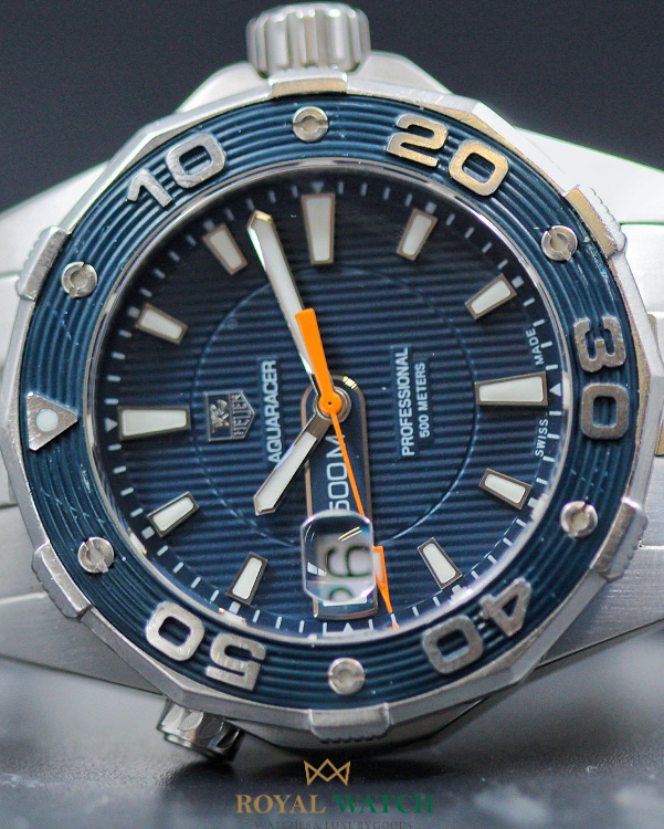 Tag Heuer Aquaracer 500M Blue Dial - WAJ1112 (Pre-Owned)