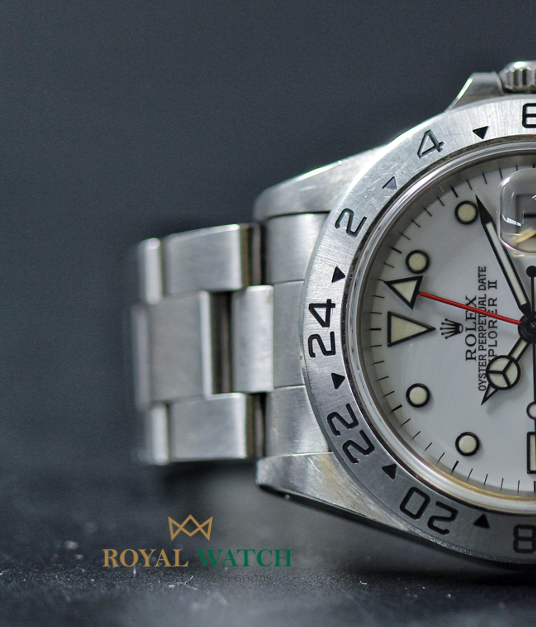 Rolex Explorer II Polar 16570 Tritium Dial W Serial (Pre-Owned)