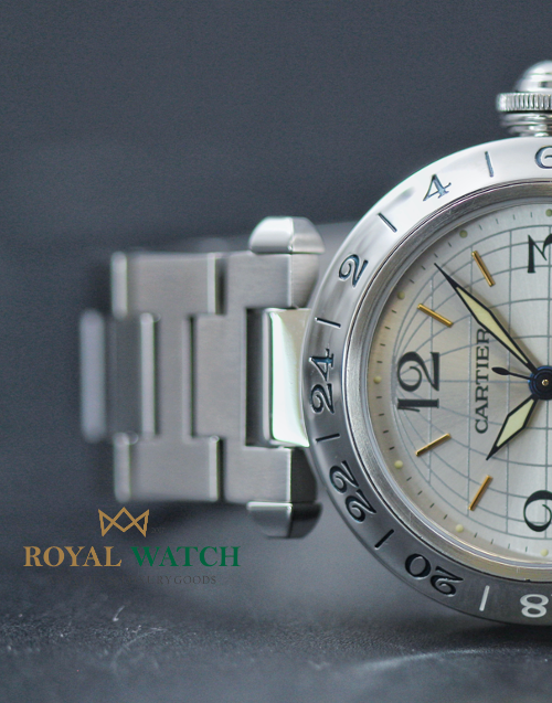Cartier pasha gmt sales 2377