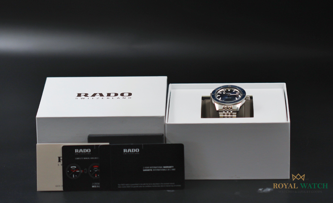Rado Captain Cook Automatic Blue Dial - R32505203 (New)