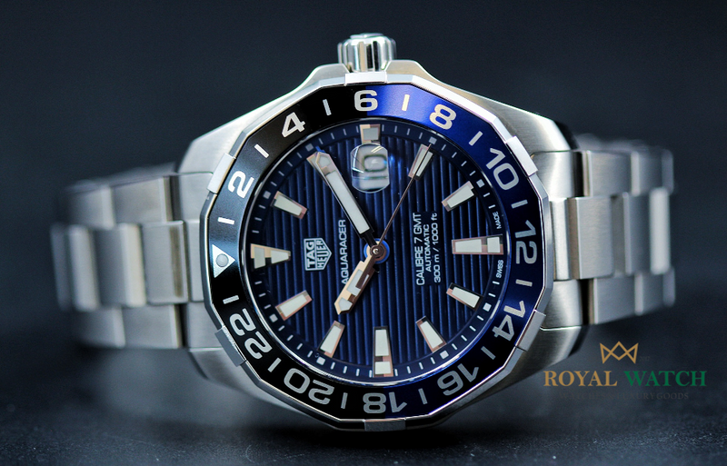Tag Heuer Aquaracer 43mm WAY201T.BA0927 New Royal Watch