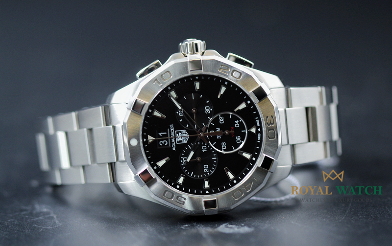 Tag heuer aquaracer quartz 43mm mens watch deals
