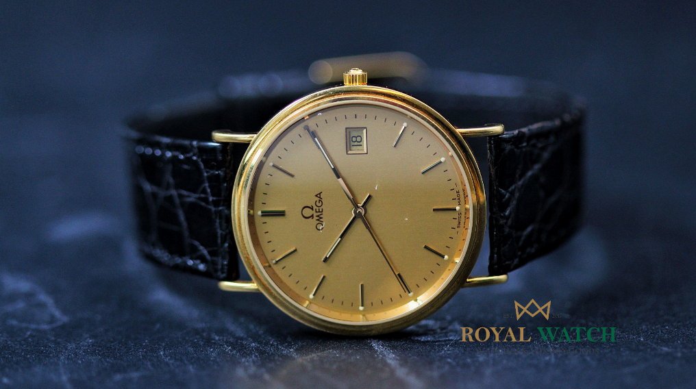 Omega 18ct Gold De Ville Jubilee - 7910.11.01 (Pre-Owned)