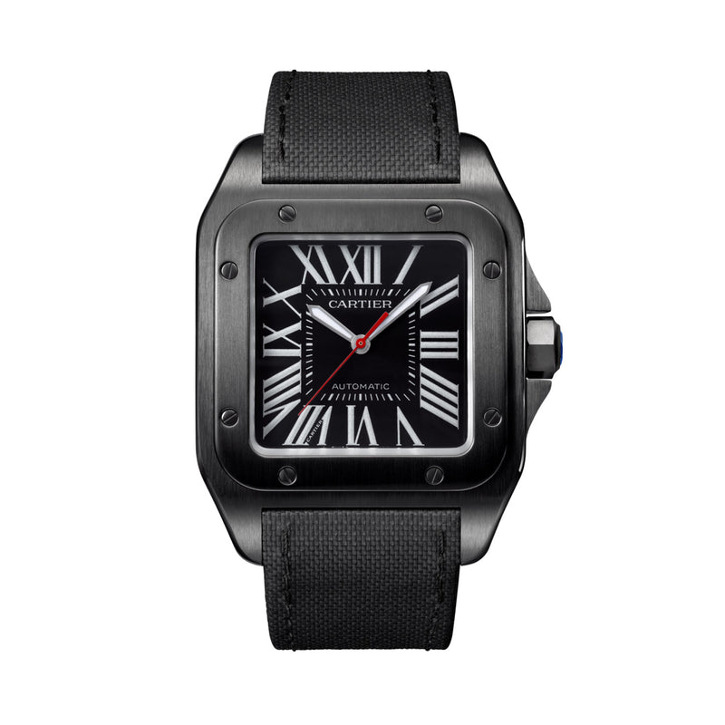 Cartier santos hotsell black carbon
